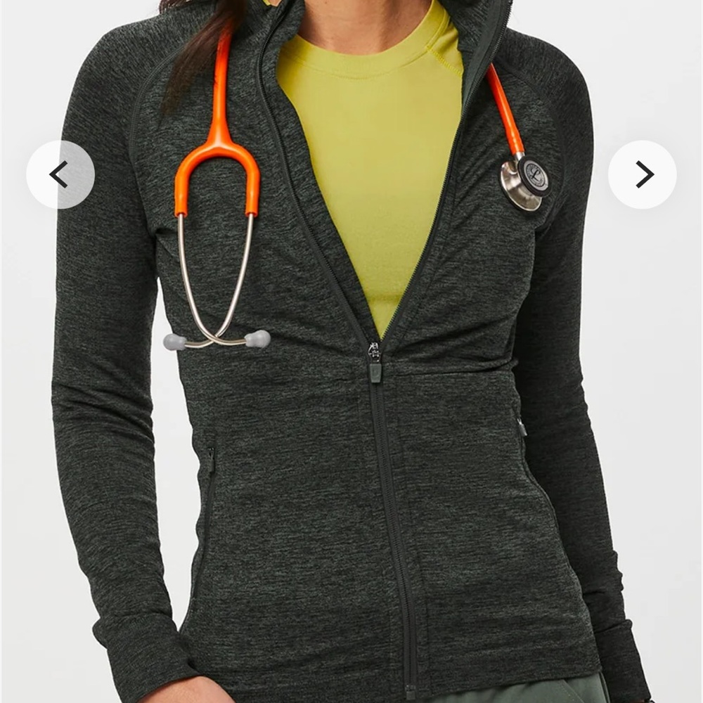 Women's Black Salta Seamless Full Zip